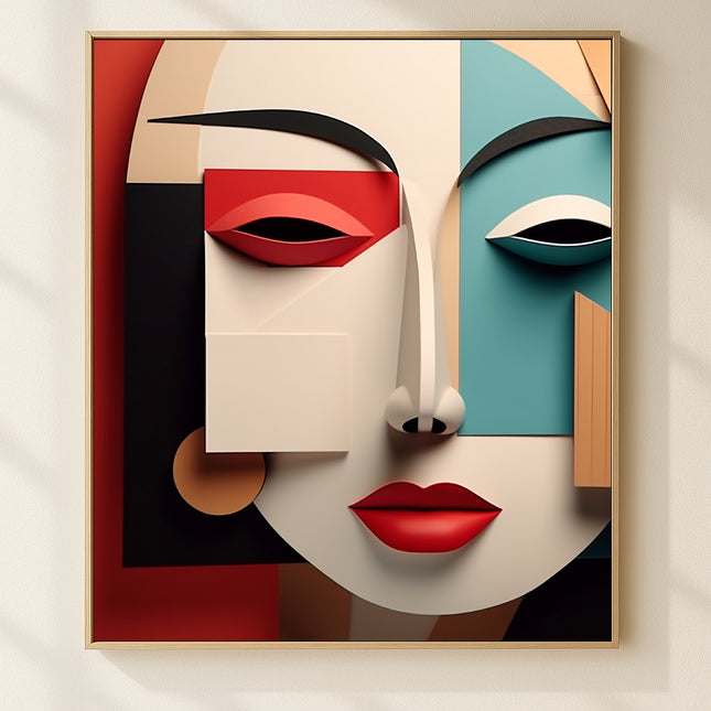 Fragmented Muse Canvas