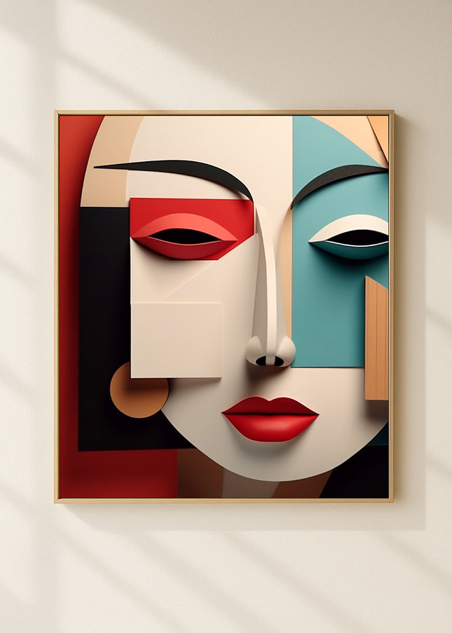 Fragmented Muse Canvas