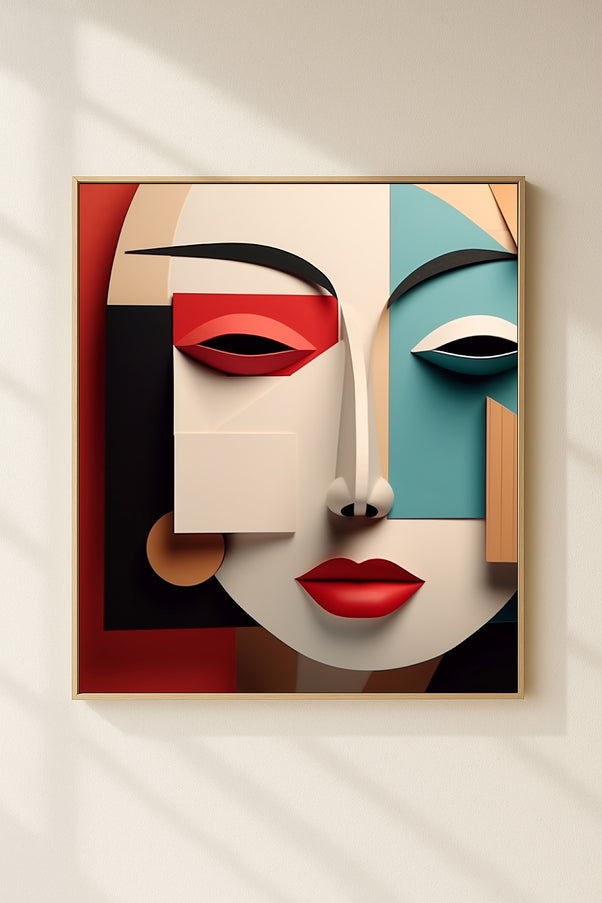 Fragmented Muse Canvas