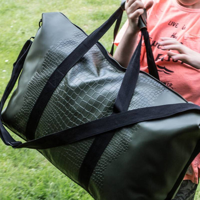 Travelbag Happy Alligator - Olive Green