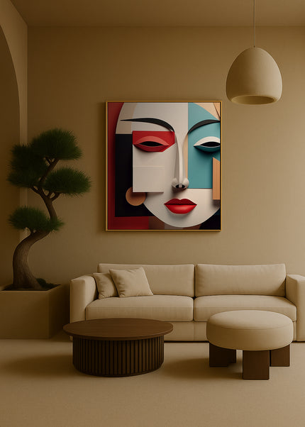 Fragmented Muse Canvas