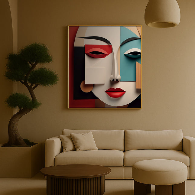 Fragmented Muse Canvas