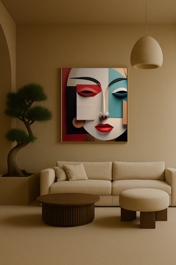 Fragmented Muse Canvas