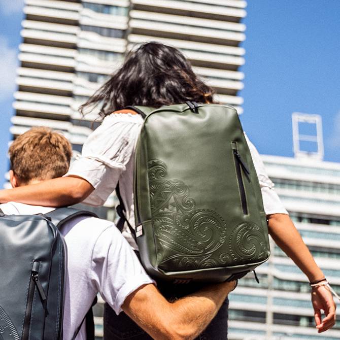 Backpack Painless Tattoo - Dark Green