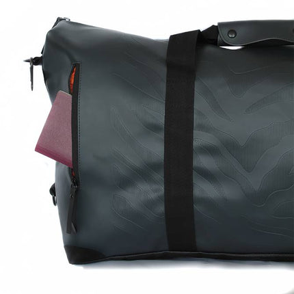 Duffelbag Large Zebra - Dark Grey