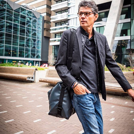 Duffelbag Large Zebra - Dark Grey