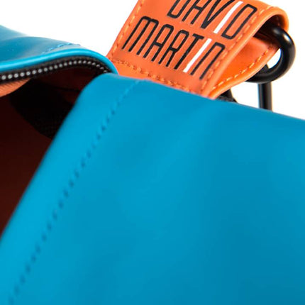 Duffelbag Large Happy Alligator - Petrol Blue