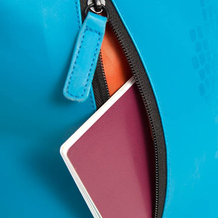 Duffelbag Large Happy Alligator - Petrol Blue