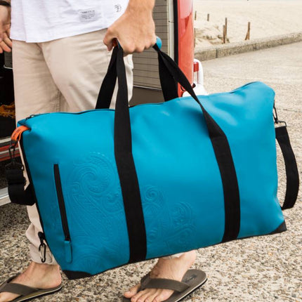 Duffelbag Large Painless Tattoo - Petrol Blue